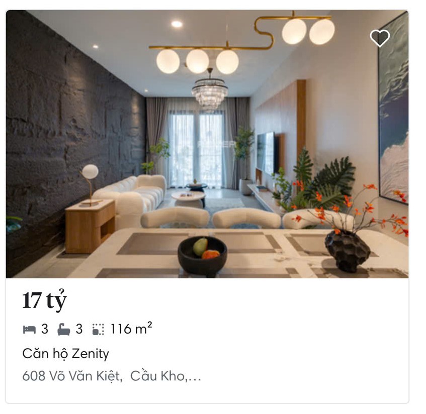 Căn hộ Zenity Capitaland Quận 1
